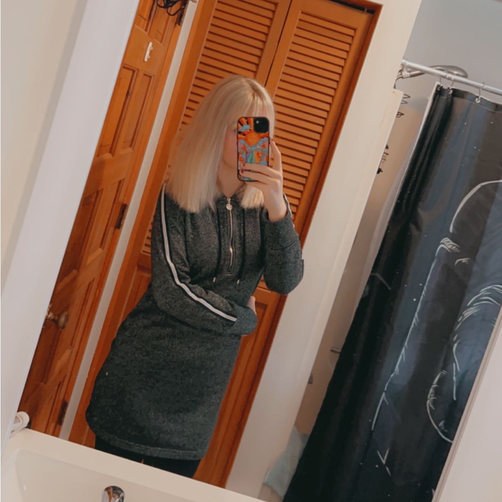This is a Tommy Hilfiger, sparkly dress/hoodie only worn once.